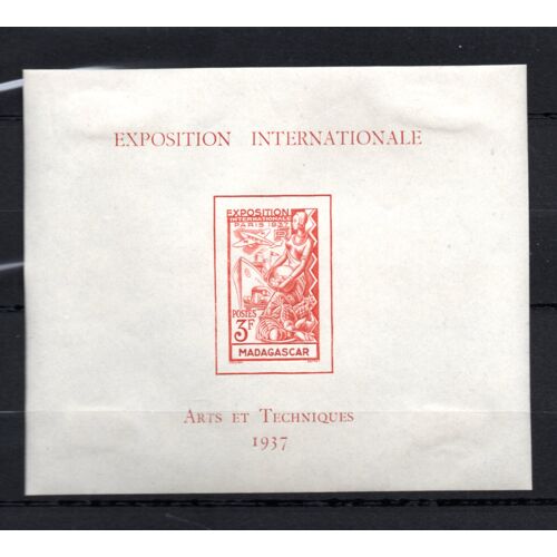 Timbre De Madagascar N° Bf1