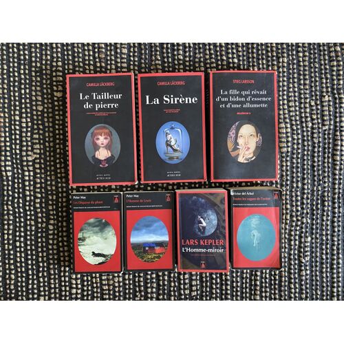 Roman Noir Actes Sud Babel Lot De 7