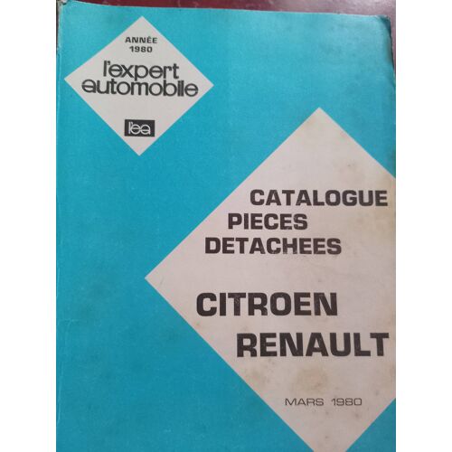 Catalogue Pièces Détachées Citroën Renault Mars 1980