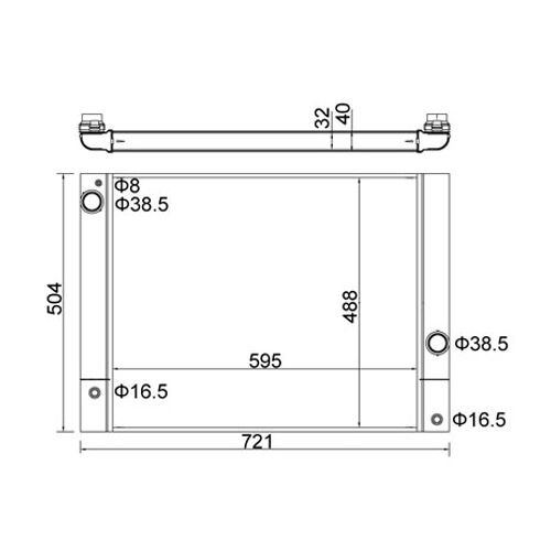 Hart 612 313 Radiateur, Refroidissement Du Moteur Pour Bmw