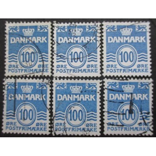 Danemark N°781 X 6 Oblitéré
