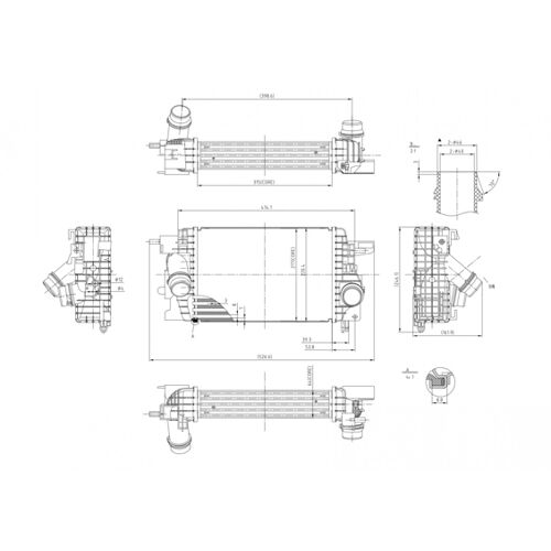 Hart 637 065 Intercooler, Échangeur Pour Opel