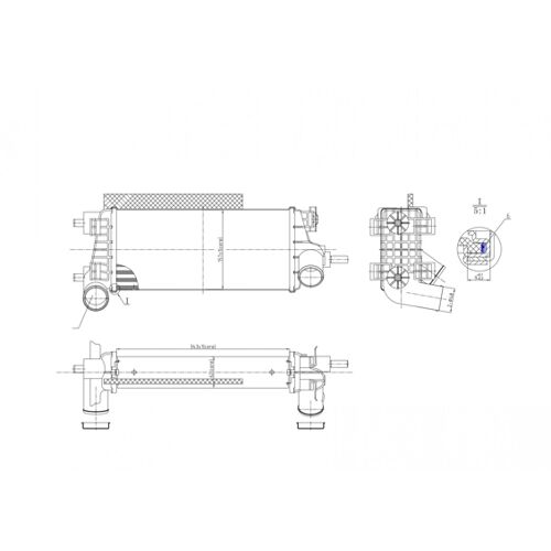 Hart 620 810 Intercooler, Échangeur Pour Ford