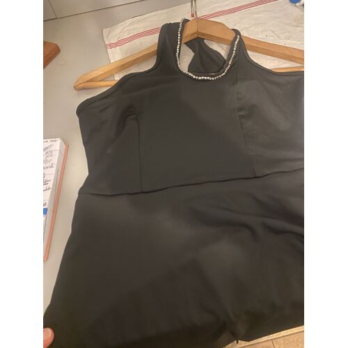 Robe Soirée Noire Strass Xs Femme