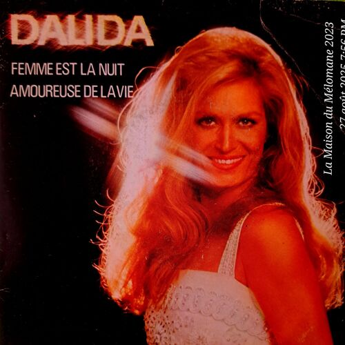805 Super Top Album Vinyle Collection Dalida Femme Est La Nuit