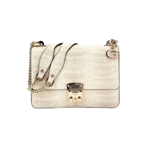 Guess - Sac besace Eliette effet serpent - Beige
