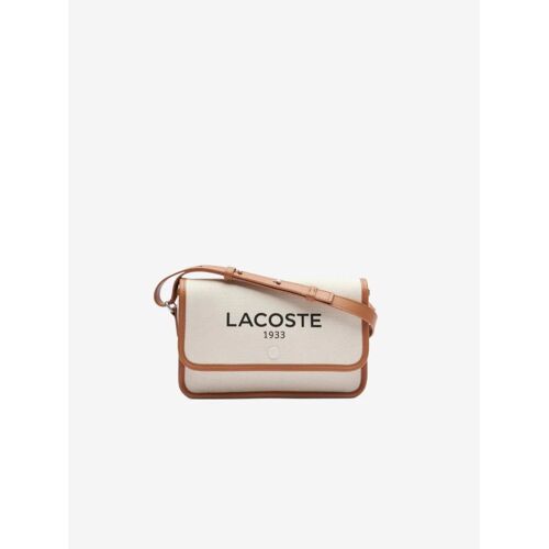 Lacoste Sac Bandoulière Heritage Canvas Natural Tan