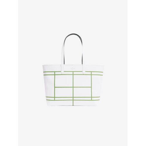 Lacoste Sac cabas Anna zippé réversible Blanc