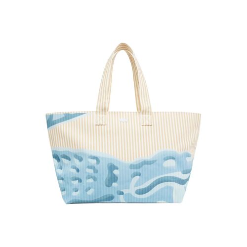Lacoste Sac cabas XL Anna Mixte Blanc Naturel