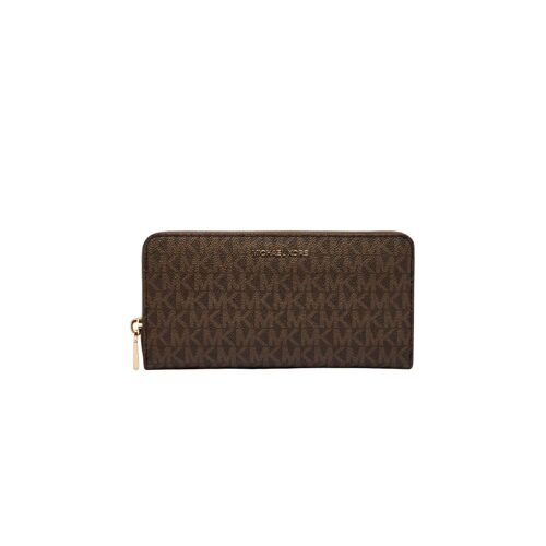 Michael Kors Portefeuille Continental Jet Set Slim Marron