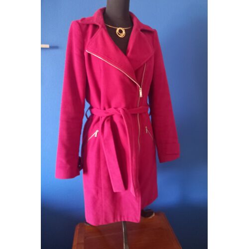 Manteau Fuschia "Promod"42 Doublé .