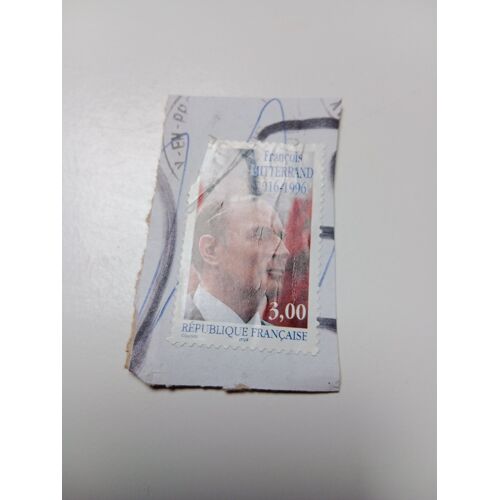 Timbre France Oblitéré 3,00 Yvert N°3042 1er Anniversaire De La Mort De François Mitterand 1916 1996 De 1997 T