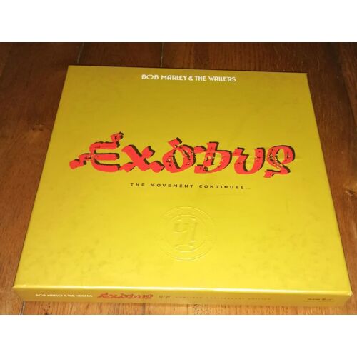 Coffret Collector 4 X Lp 33t 12" + 2x Sp 45t 7" Vinyles Bob Marley & The Wailers " Exodus The Movement Continues " 2017 Reggae Funk/Soul En Édition Spéciale 40 Ème Anniversaire ,