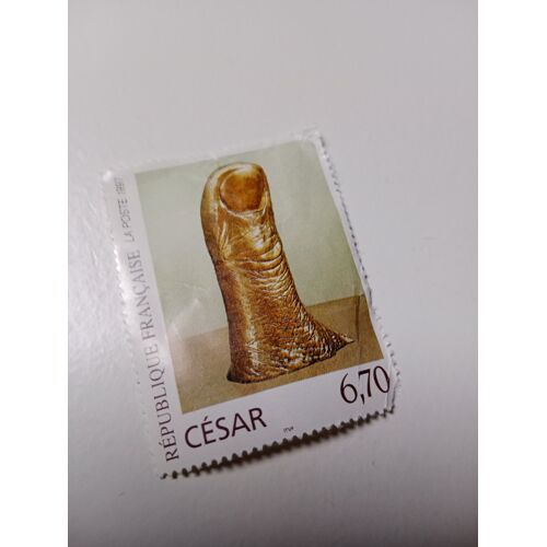 Timbre France Oblitéré 6,70 Yvert N° 3104 Le Pouce. Oeuvre De César.De 1997 S