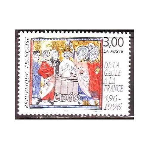 De La Gaule À La France (1) : Baptême De Clovis Année 1996 N° 3024 Yvert Et Tellier Luxe