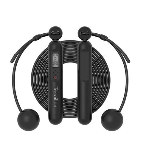Corde À Sauter Terraillon Gymfit Connectée Noir Bluetooth Lcd
