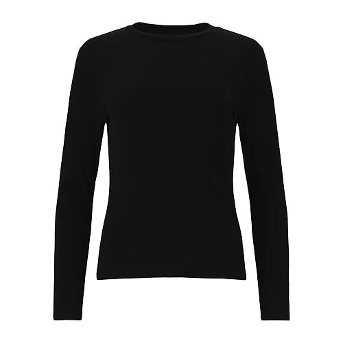 Athlecia - Women's Lankae L/S Tee - Haut À Manches Longues Taille 44, Noir