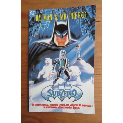 Batman & Mister Freeze : Subzero - Dc Comics, 1998