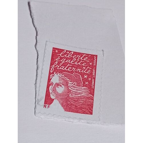 Timbre France Oblitéré Yvert N° 3085 Marianne De Luquet Rouge Provenant De Carnet De 2001 S