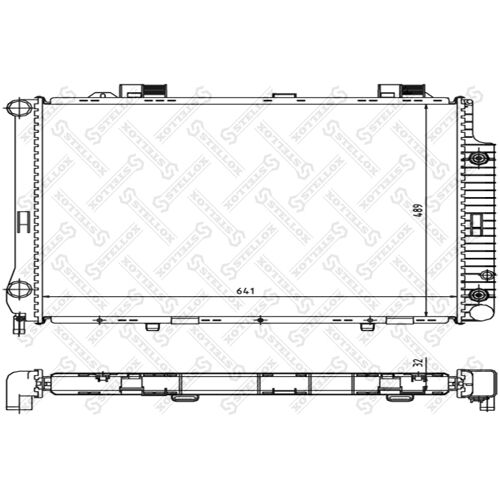 Stellox 10-25345-Sx Radiateur, Refroidissement Du Moteur Pour Mercedes-Benz