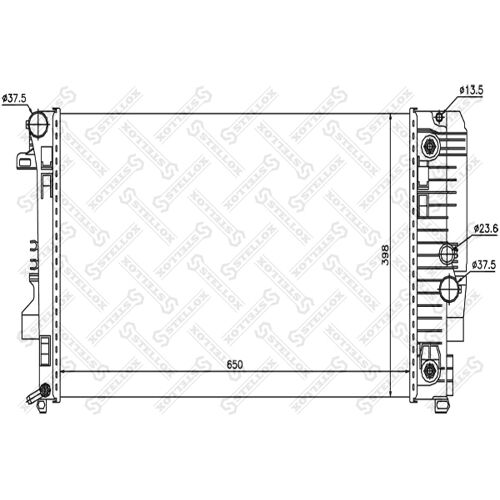 Stellox 10-26560-Sx Radiateur, Refroidissement Du Moteur Pour Mercedes-Benz
