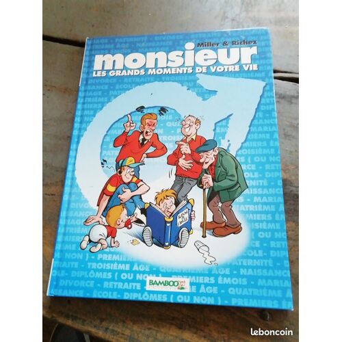 Bd Monsieur Les Grands Moments De Votre Vie Miller & Richez Édition Bamboo 2014