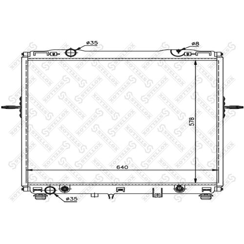 Stellox 10-26496-Sx Radiateur, Refroidissement Du Moteur Pour Kia