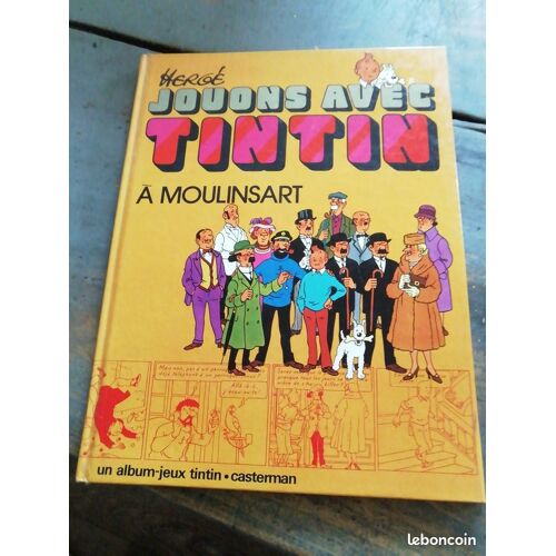 Bd Jouons Avec Tintin À Moulinsart Album-Jeux Casterman 1974
