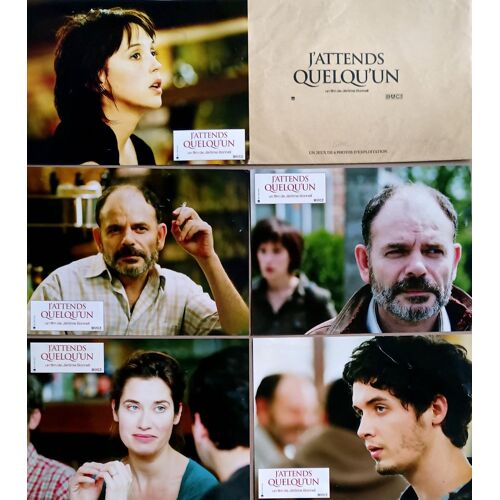 J Attends Quelqu Un : Jeu De 5 Photos D'Exploitation Cinématographique - Format 21x28 Cm - De Jérôme Bonnell Avec Éric Caravaca, Jean-Pierre Darroussin, Emmanuelle Devos, Florence Loiret Caille - 2007