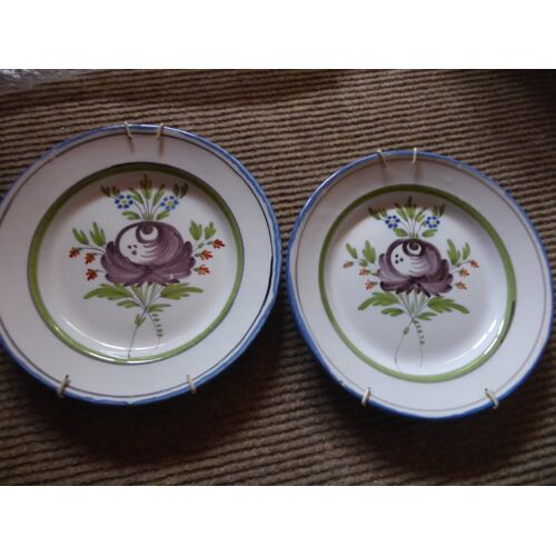 Paire D¿Assiettes Décoratives
