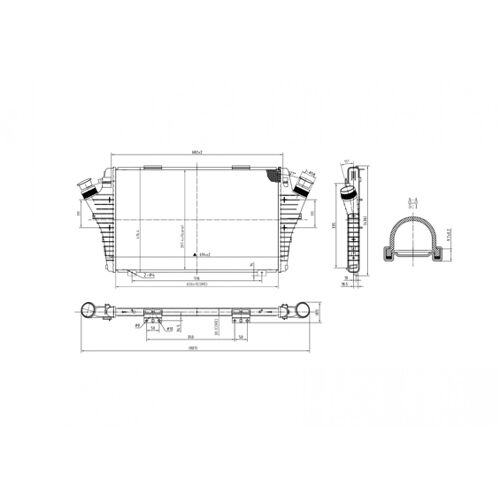 Hart 630 242 Radiateur, Refroidissement Du Moteur Pour Opel