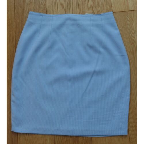 Jupe Droite Taille 42 Comme Neuve Bleu Ciel