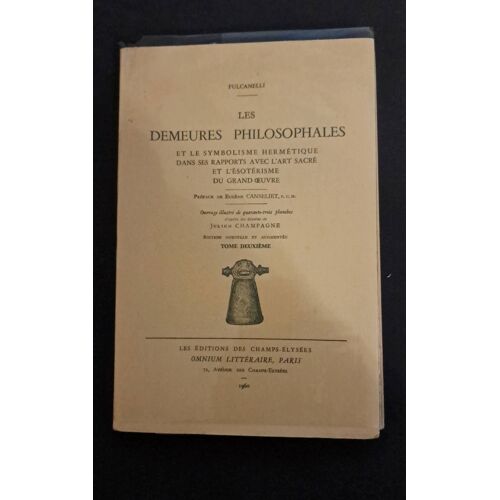 Fulcanelli Les Demeures Philosophales Et Le Symbolisme Hermétique 1960