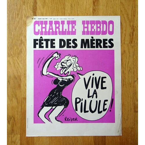 Charly Hebdo N°342 Reiser Affiche 1977