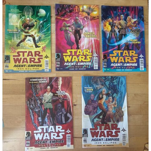 Star Wars - Agent Of The Empire - Iron Eclipse 1 À 5 - Série Complète En Anglais