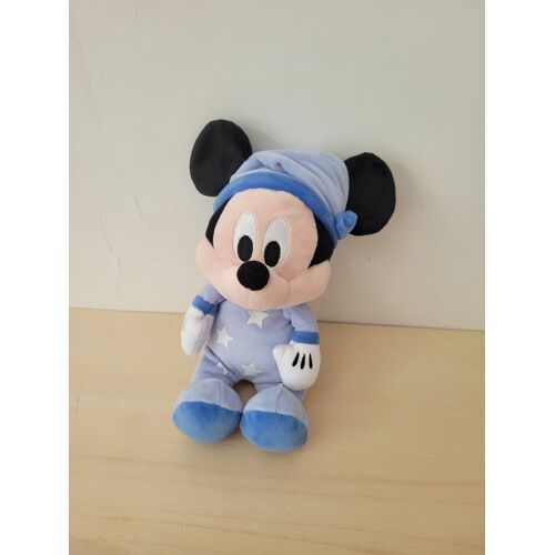 Doudou peluche Mickey bleu disney