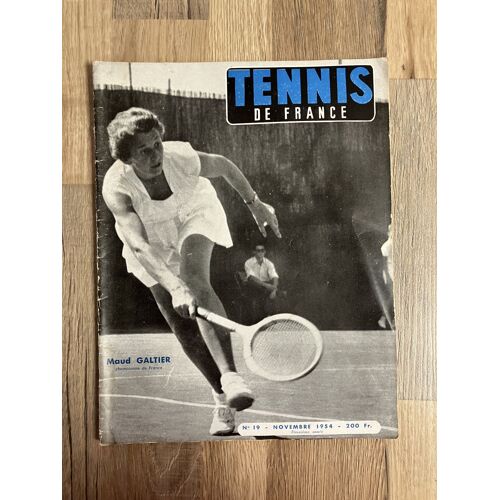 Magazine Tennis De France Nº19 De Novembre 1954