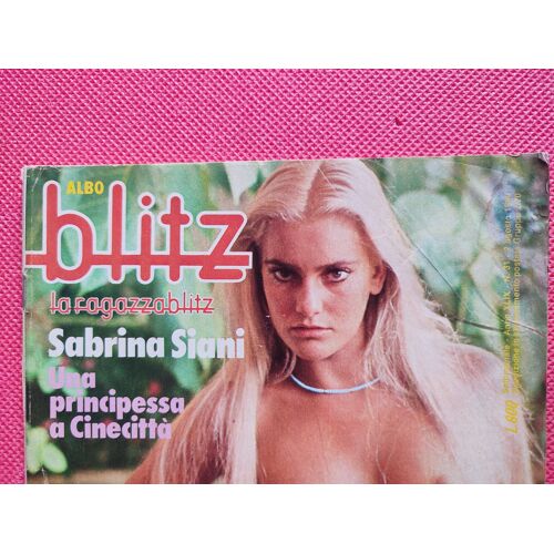 Albo Blitz Magazine N31 Sabrina Siani Barbara Bouchet Clarita Gato Chiedi Marina Marfoglia Vera Garrido Controfigura Per La Morte
