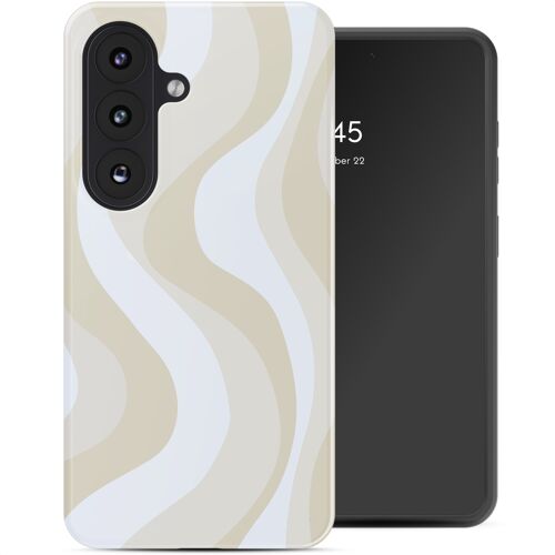 Selencia Coque arrière Vivid avec MagSafe Samsung Galaxy S26 Desert Waves Beige