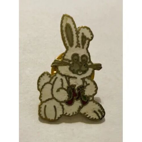 Pins Animaux Lapin / Signé Bhv / Base Dorée