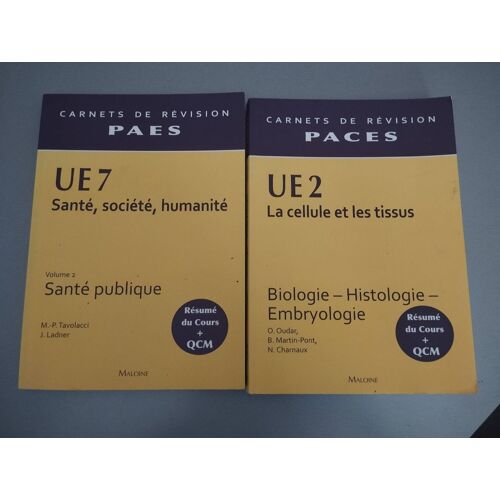 Carnets De Révision Paces Et Pages Ue 2 Et 7, État Neuf