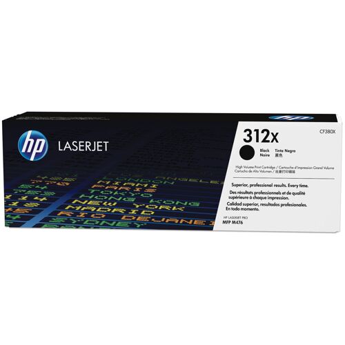 HP Cartouche 312X toner Noir LaserJet à rendement élevé
