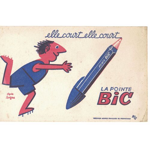 Buvard Publicitaire Marque Bic