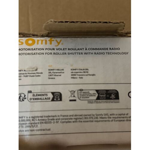 Moteurs SOMFY pour volets roulants manuels 