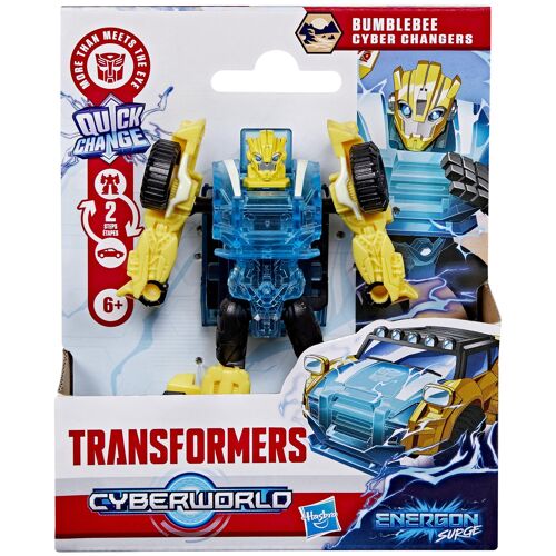 Transformers CYBERWORLD Energon Surge Cyber Changers Bumblebee