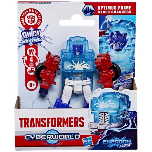 Transformers CYBERWORLD Energon Surge Cyber Changers Optimus Prime