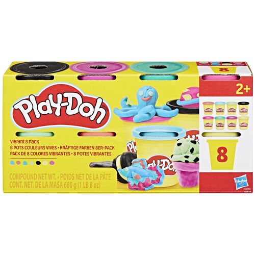 Play-Doh 8 couleurs vives