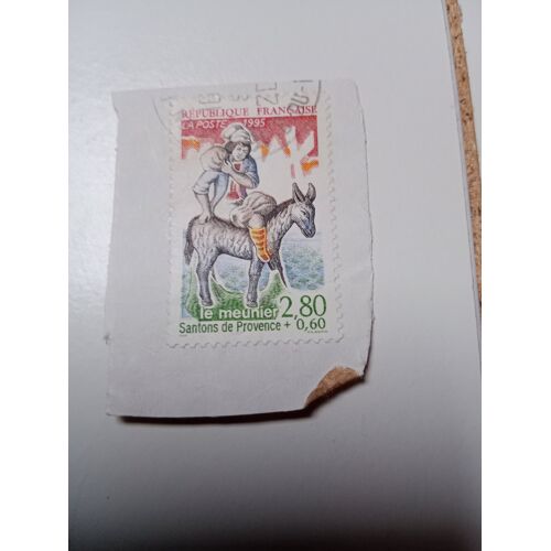 Timbre France Oblitéré 2,80+0,60 Yvert N° 2977 Le Meunier.De 1995