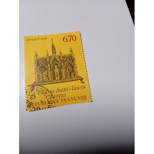 Timbre France Oblitéré 6,70 Yvert N° 2926 La Châsse De Saint-Taurin, À Evreux.De 1995
