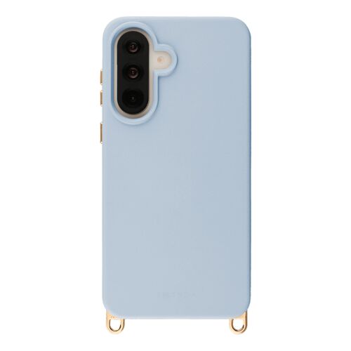 Selencia Coque arrière Rivièra avec MagSafe avec crochets amovibles Samsung Galaxy A36 / A56 Powder Blue